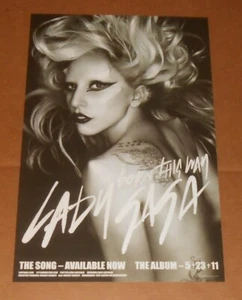 Lady Gaga Born This Way Poster Original 2011 Promo 22x14 - Picture 1 of 2