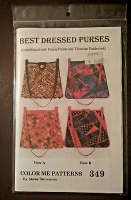 BOLSOS MEJOR VESTIDOS Patrón con Puntos de Pradera Costura Artesanía Bolso Cartera Bolso Proyecto Foto 1 de 2