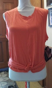Blusa J Dow Fitness Talla XXL Roja/Naranja Corbata Larga Ejercicio Blusa Sin Mangas 02A - Imagen 1 de 12