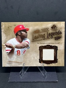 Joe Morgan 2005 SP Legendary Cuts Lasting Legends #LL-JM parche rojo usado en juegos - Imagen 1 de 2