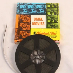 Santa Claus VS Cupid 8mm B/W Silent Film Christmas 5" Reel Blackhawk Film - Picture 1 of 10