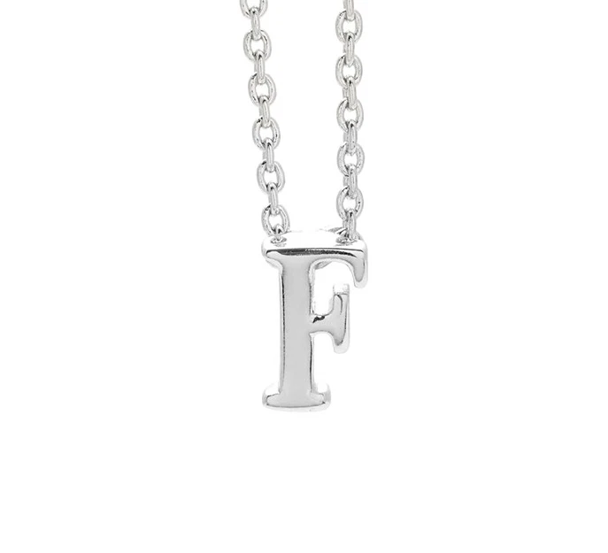 GORJANA Women's Alphabet Initial Pendant Necklace Silver F 1574