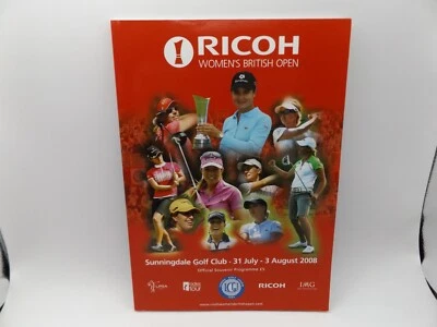 2008 WOMENS BRITISH OPEN PROGRAMME SIGNED BY 12 PLAYERS - CREAMER GULBIS KERR & - Image 1 of 4