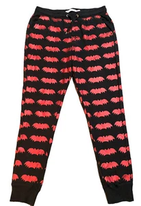 Zoe Karssen Ace Bat Print Low Rise Slim Fit Tapered Jogginghose Large schwarz rot - Bild 1 von 9
