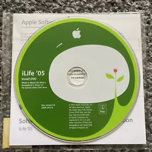 Apple | DVD de instalación iLife '05 (versión 5.0: 2Z691-5171-A) - Imagen 1 de 3