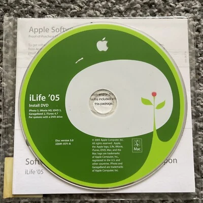Apple | iLife ‘05 Install DVD (Version 5.0: 2Z691-5171-A) - Image 1 of 3