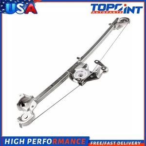 Rear Left Electric Window Regulator with Pulley for 1996-2002 Mercedes Benz E320 - Picture 1 of 9