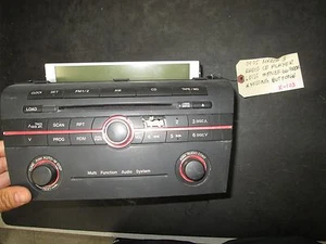 04 05 MAZDA 3 RADIO CD PLAYER 6 DISC #BN8F-66-9R0A MISSING BUTTON *See item* - Picture 1 of 2