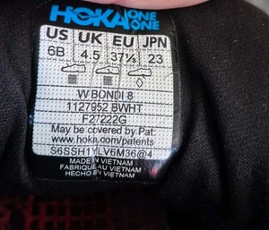 Hoka One One Damen Laufschuhe schwarz Größe 6 gebraucht Bondi8 - Bild 1 von 11