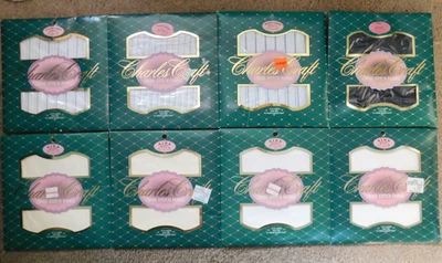 Lot of 6 Cross Stitch Fabric Aida Waste Canvas Charles Craft - Imagem 1 de 4