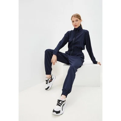 Puma X Goop Navy Windbreaker Jumpsuit Size Medium - image 1 of 4