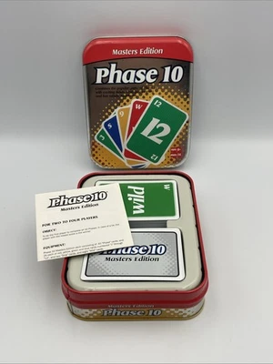 Fundex Phase 10 Masters Edition 26 yellow, 26 blue, 25 green, 24 red cards - Image 1 of 4
