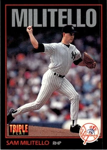 1993 Triple Play Sam Militello New York Yankees #75 - Picture 1 of 2