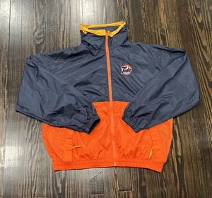 Swingster Tide Racing Team Full Zip Windbreaker Men’s Large Orange Blue Nylon - Picture 1 of 4