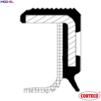 SELLO DE EJE CIGÜEÑAL 49181341 PARA JEEP GRAND/CHEROKEE/VAN/IV/III WRANGLER 6,4 L Foto 1 de 4