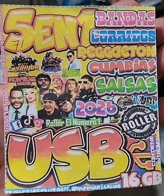 Usb Con Musica 5 Generos En 1  Usb Con  4.750 Canciones - Image 1 of 2