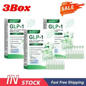 3x AAFQ GLP-1 Solución para Pérdida de Peso, Gotas Suplementarias GLP-1 para Mujeres y Hombres - Imagen 1 de 11