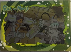 Rick And Morty Season 1 Foil Base Card #08 Bad Human, Bad - Bild 1 von 2