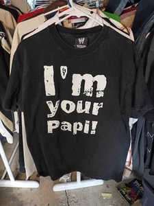 Eddie Guerrero WWE 2002 Im Your Papi Latino Heat Talla Grande Para Hombre - Imagen 1 de 13
