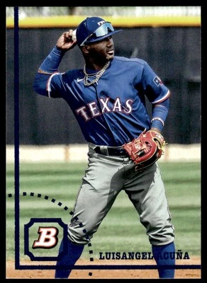 2022 Bowman Heritage #BHP-10 Luisangel Acuña Prospects Texas Rangers - Image 1 of 2