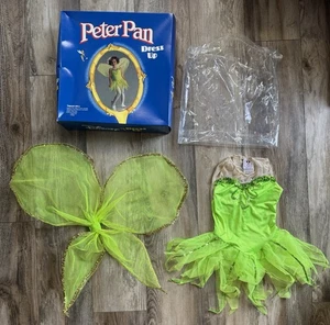 VTG!! 90’s Disney's TINKER BELL Disney Dress Up Halloween Costume LG. YOUTH 8-10 - Picture 1 of 24