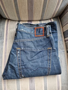 Hugo Boss Naranja - Jeans Azules - W32 x L34 - USADOS. - Imagen 1 de 7