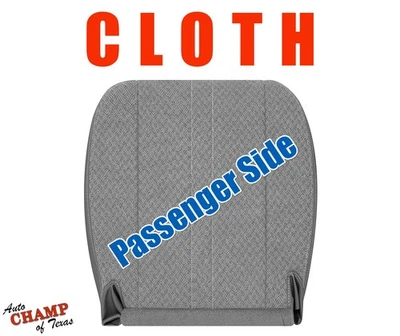 2003-2009 Chevy Express Van - Passenger Side Bottom Cloth Seat Cover Gray - Image 1 of 4