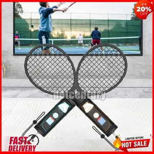 2 PCS Tennis Racket for Nintendo for Switch 2 Joy-Con Controller Grip(Black) - Picture 1 of 12