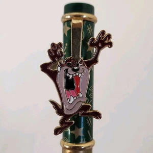 Pluma TAZ Looney Tunes Tazmanian Devil 1997 verde recargable de colección - Imagen 1 de 6