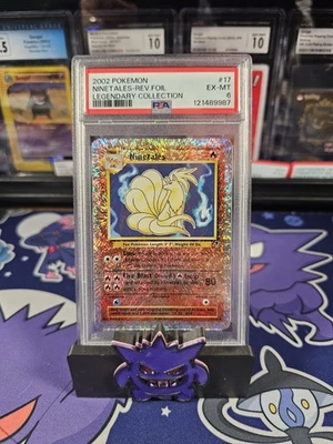 2002 Ninetales 17/110 Legendary Collection Reverse Holo EX-MT PSA 6 - Image 1 of 2