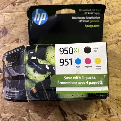 Cartucho de tinta original HP 950XL/951 EXP 09/2026 OEM paquete de 4 Foto 1 de 4