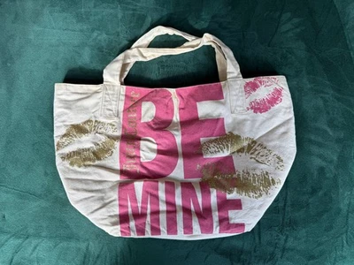 Bolso de Mano Juicy Couture Lona Oro Rosa Beige Be Mine Y2K Vintage Foto 1 de 4