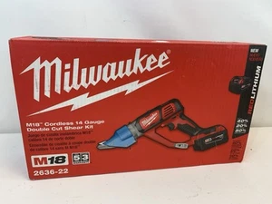 NUEVO Milwaukee 2636-20 M18 Inalámbrico Calibre 14 Doble Corte Cizalla - KIT - Imagen 1 de 7