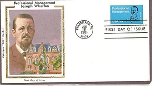 US Scott # 1920 Professional Management FD. Colorano Silk Cachet. - Picture 1 of 1