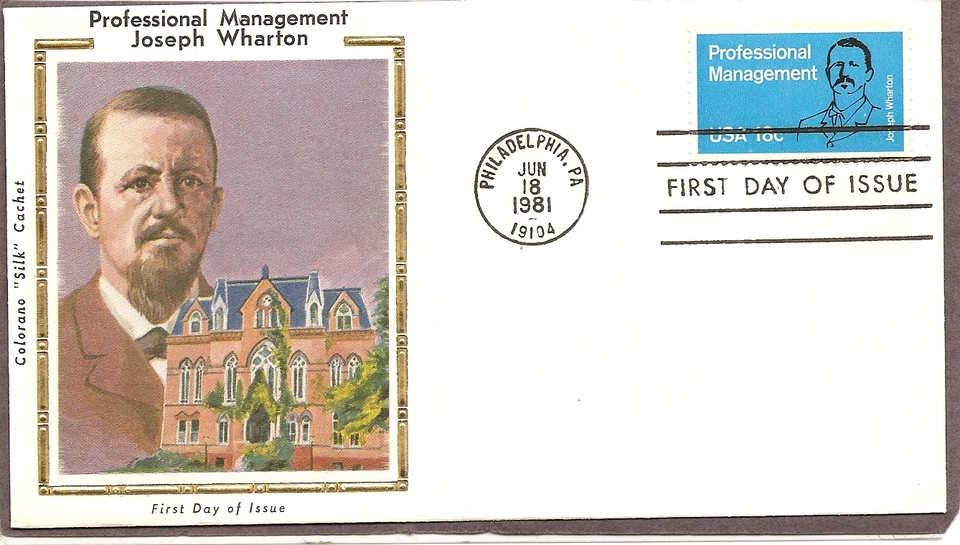 US Scott # 1920 Professional Management FD. Colorano Silk Cachet. - Image 1 of 1