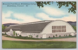 Memorial Field House Middlebury College Middlebury VT Vermont Postkarte - Bild 1 von 2