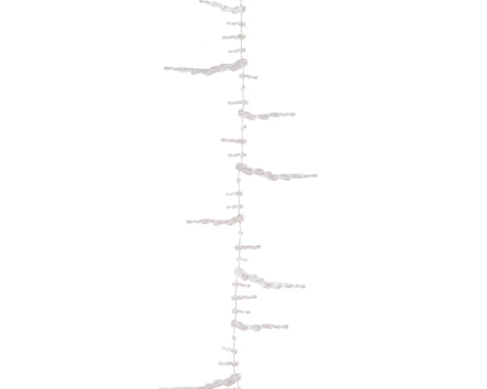 Perlenkette Perlengirlande mit Eiszapfen Baumschmuck Tischdeko Länge 270 cm - Bild 1 von 1