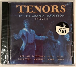Tenors in the Grand Tradition CD 1996 New Sealed EMI Classics Remastered Opera - Imagen 1 de 7