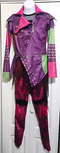 Disney Descendants 2 Mal Costume Purple Jacket Leggings Halloween Maleficent LG - Picture 1 of 11