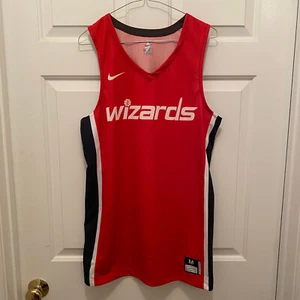 Washington Wizards Team Issued NBA Nike Red White Practice Jersey Medium (1) - Picture 1 of 4