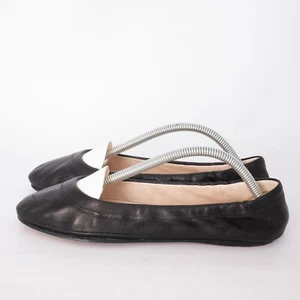 PRADA Women's Flexible Leather Brown Ballerina Flats US 7 UK 4.5 EU 37.5 23cm - Picture 1 of 7