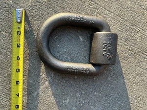 1 Inch Wallace Forge Weld on "D"-Ring & Clip p/n SW 2330222 New Rad-sales - Picture 1 of 14