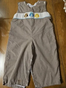CLASSIC WHIMSY BOYS SMOCKED OWL OVERALLS 2T😁 - Bild 1 von 2