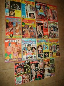 Vintage Wrestling Magazine 1976 Lot Monthly Revue Guide Andre Bruno Dusty $5 WWF