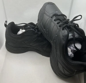 Avia Men's Avi Union II Memory Foam Anti Slip Resistant Black Work Shoes Size 7X - Picture 1 of 4