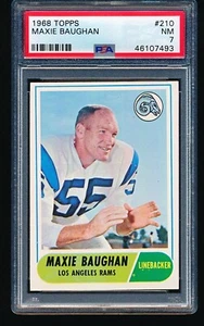 Maxie Baughan 1968 Topps #210 PSA 7 - Imagen 1 de 2