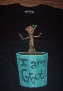 GUARDIANS OF THE GALAXY I AM GROOT MARVEL COMICS T-Shirt MENS MEDIUM NEW - Picture 1 of 3