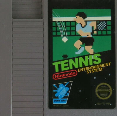 Vintage Tennis 5 Screw Nintendo Entertainment System NES w/ Dust Cover - Image 1 of 4