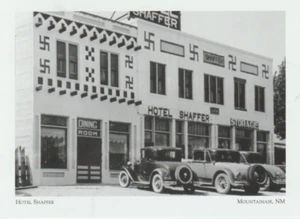 *NM Postkarte - "Hotel Shaffer" (Clem "Pop" Shaffer) - *Albuquerque, NM {C99} - Bild 1 von 2