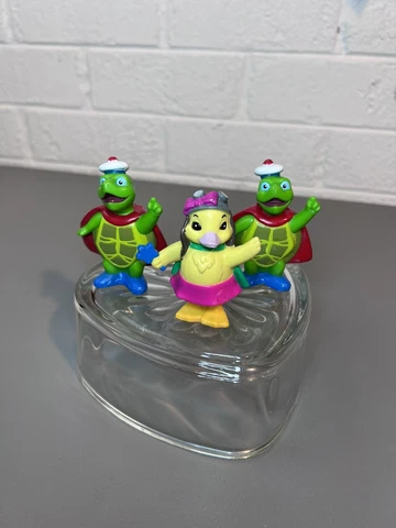 Rare Nick Jr Nickelodeon Wonder Pets Duck And Turtles PVC Figure 2.5” Cover